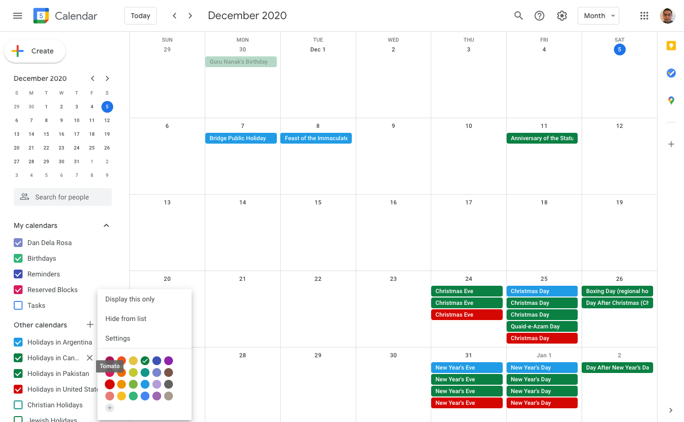 How To: Get Other Countries Holiday Calendars to Appear on Google